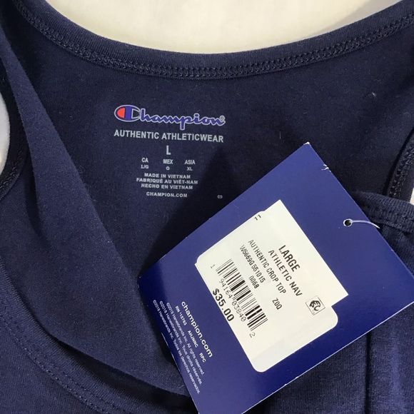 New Champion Authentic Double Dry Cropped Tank - Picture 4 of 7